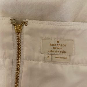 White tweed Kate spade pencil skirt